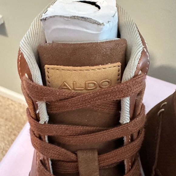 Gently used ALDO HIGH TOP LACEUP SNEAKERS - Picture 3 of 14